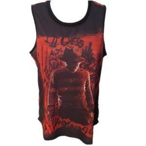 A NIGHTMARE ON ELM STREET Freddy Krueger Muscle Tank Top Small Hot Topic NWOT